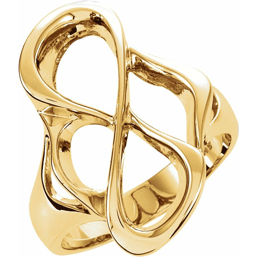 14K Yellow Freeform Ring