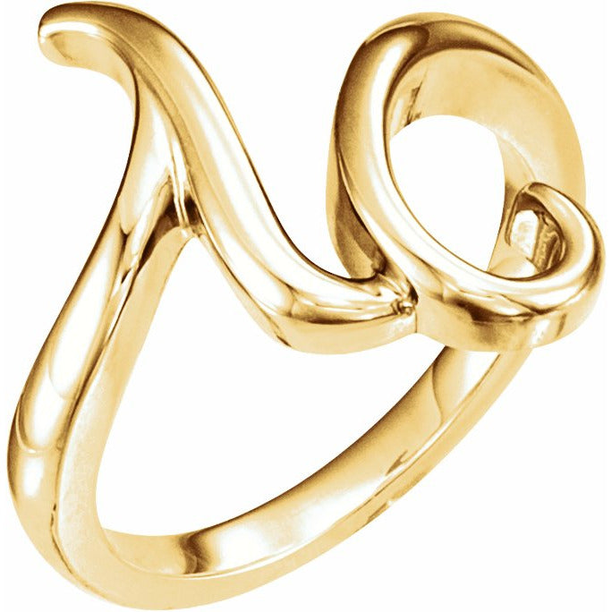 14K Yellow Freeform Ring