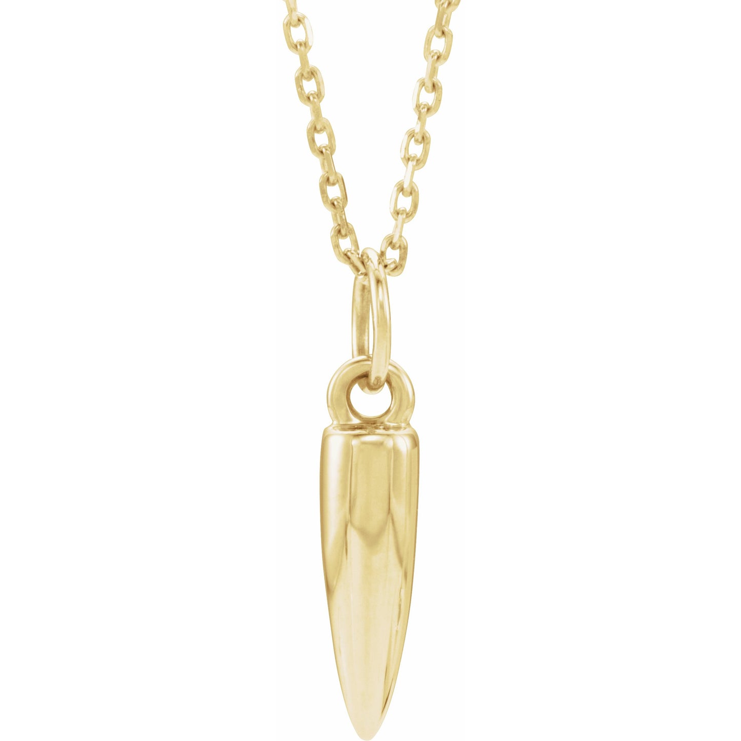 14K Yellow Geometric 16-18 Necklace