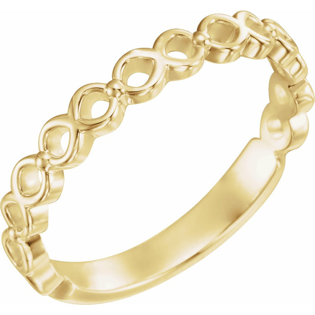 14K Yellow Stackable Ring