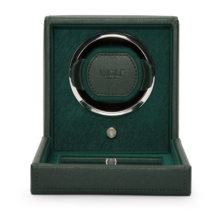 GREEN CUB WOLF WATCH WINDER WITH COVER
