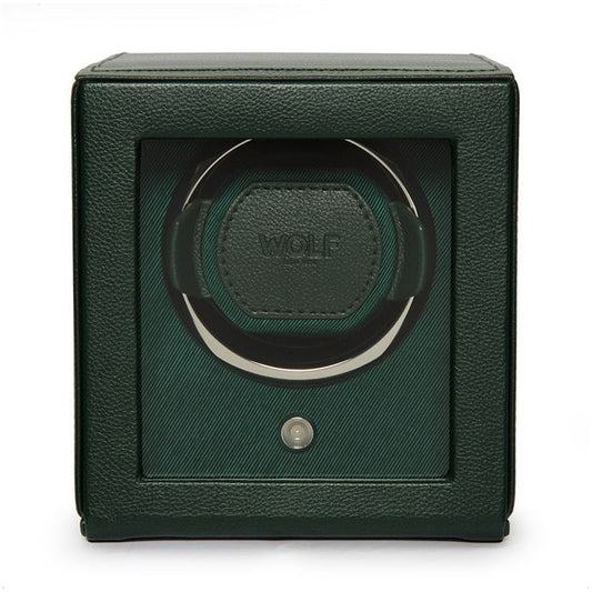 GREEN CUB WOLF WATCH WINDER WITH COVER