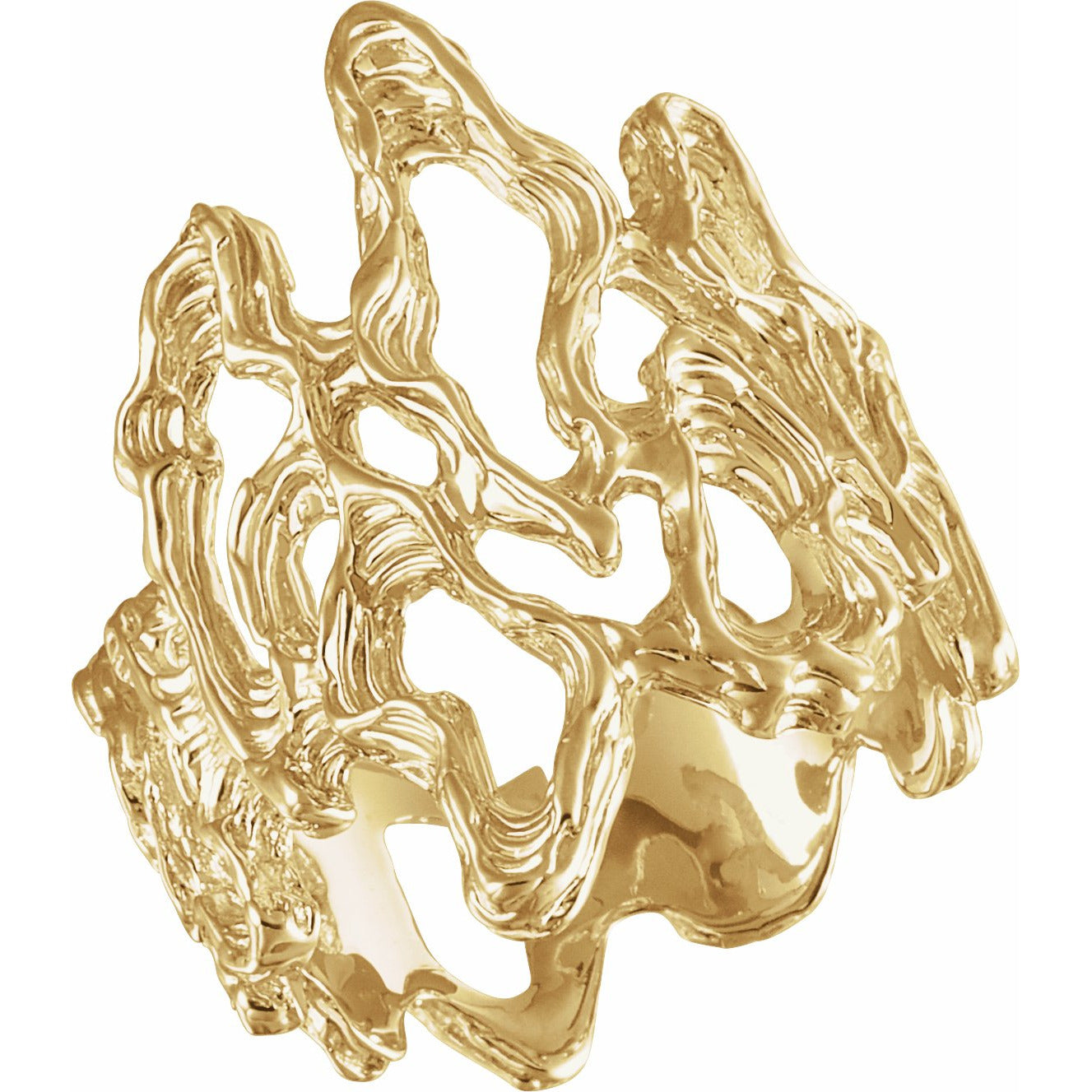 14K Yellow Metal Fashion Ring