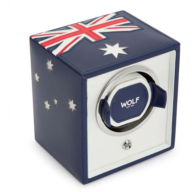 NAVIGATOR CUB WOLF WATCH WINDER AUSTRALIAN FLAG