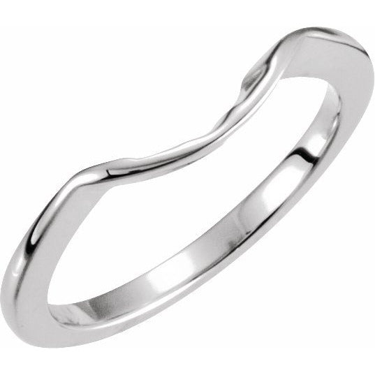 Platinum 9x6 mm Band
