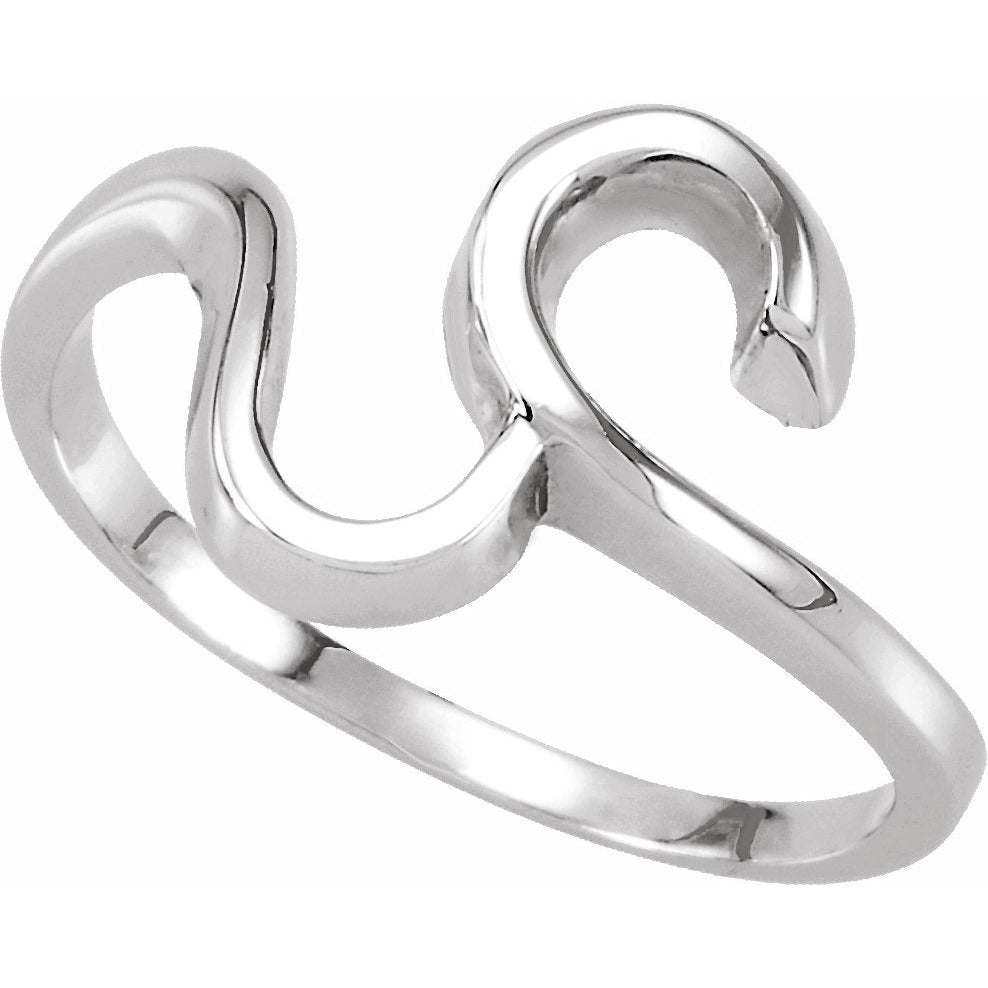 14K White Fashion Remount Base