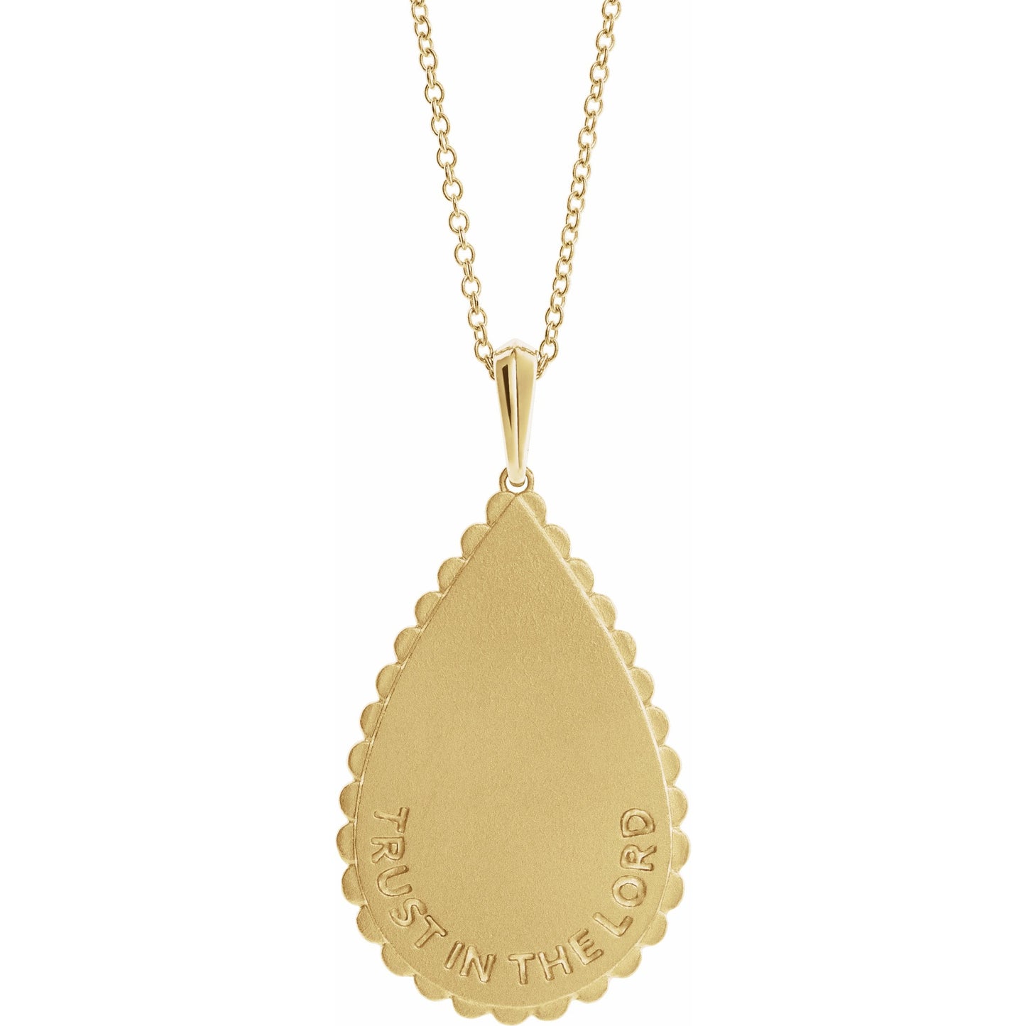 14K Yellow Trust in The Lord 16 Necklace
