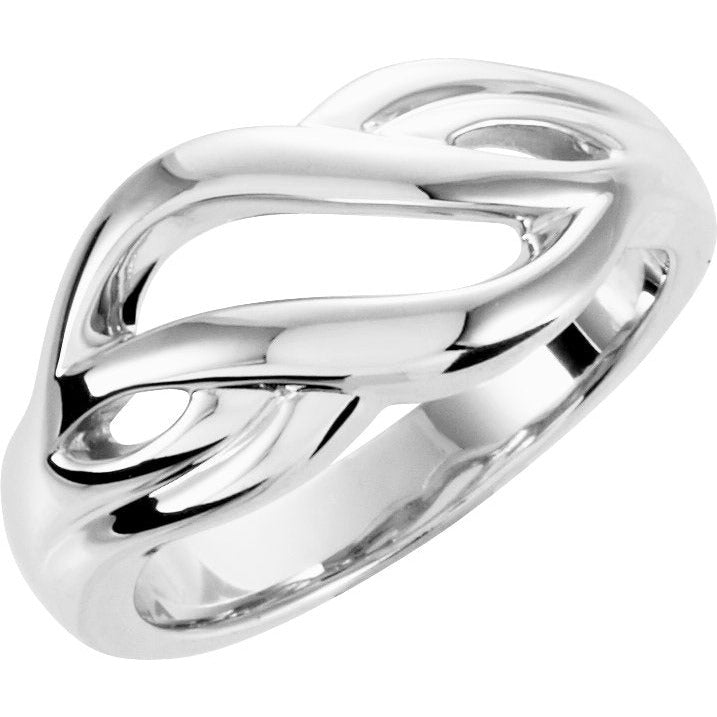 14K White Freeform Remount Ring