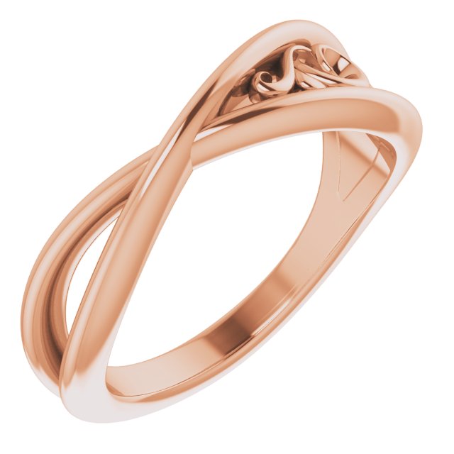 14K Rose Sculptural-Inspired Ring
