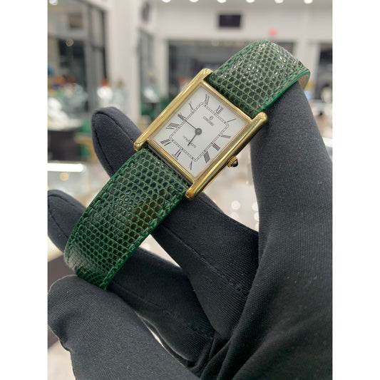 14k Concord Watch w/ green band