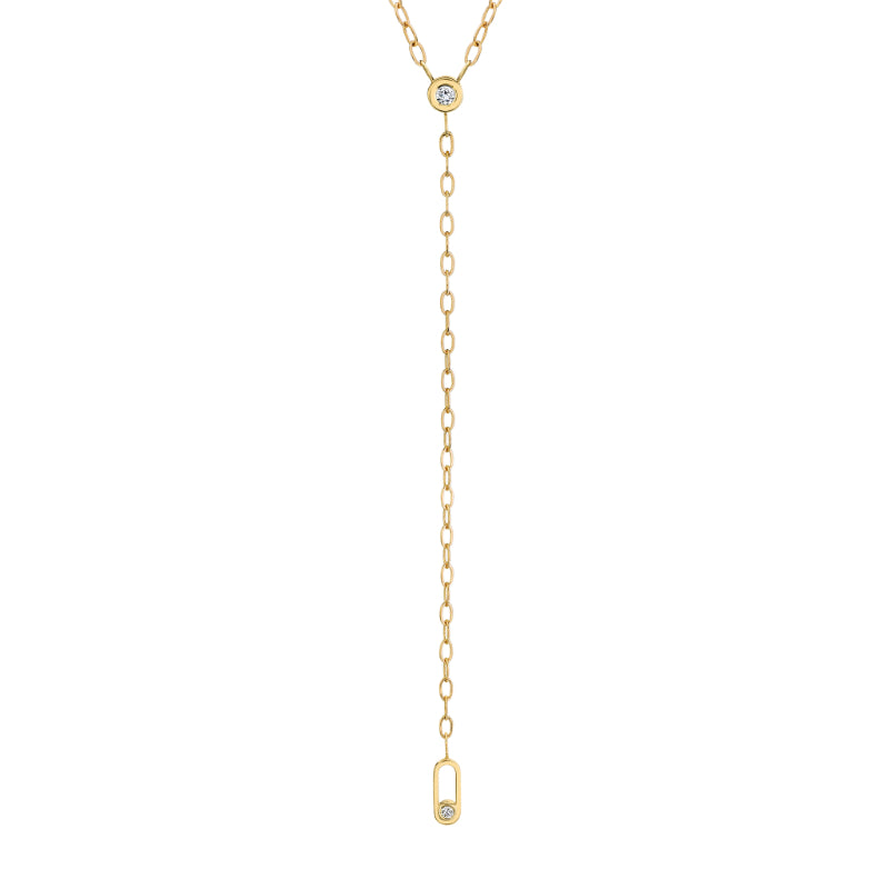 Michael M 14k Yellow Gold Diamond Necklace