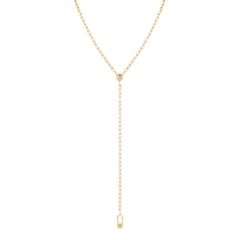 Michael M 14k Yellow Gold Diamond Necklace
