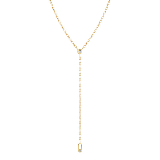 Michael M 14k Yellow Gold Diamond Necklace