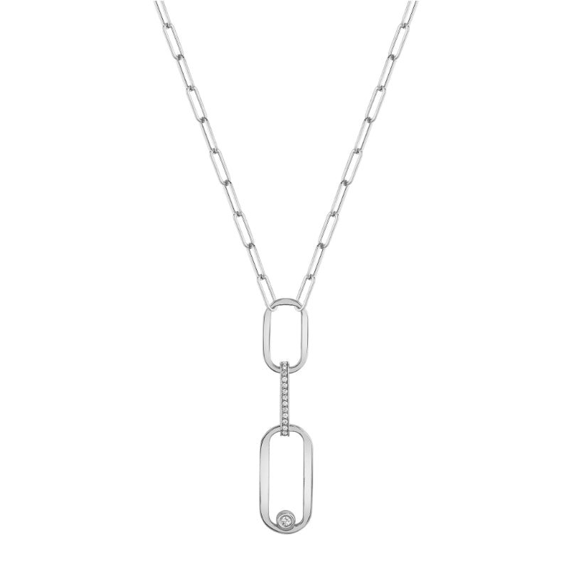 Michael M 14k White Gold Diamond Necklace