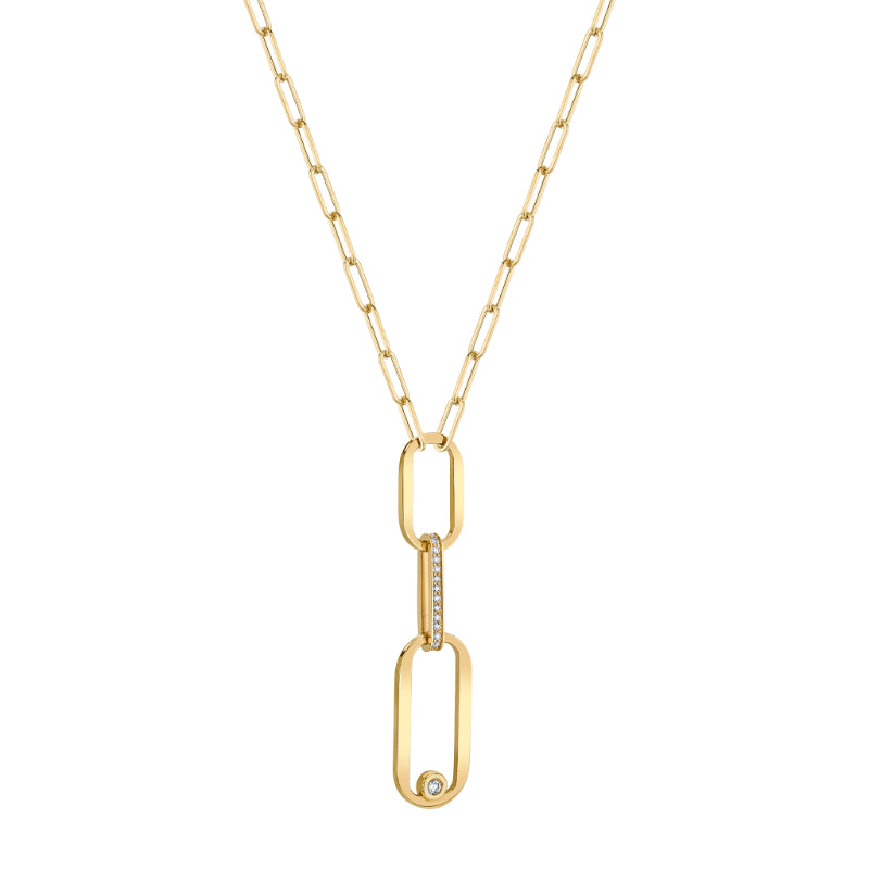 Michael M 14k Yellow Gold Diamond Necklace