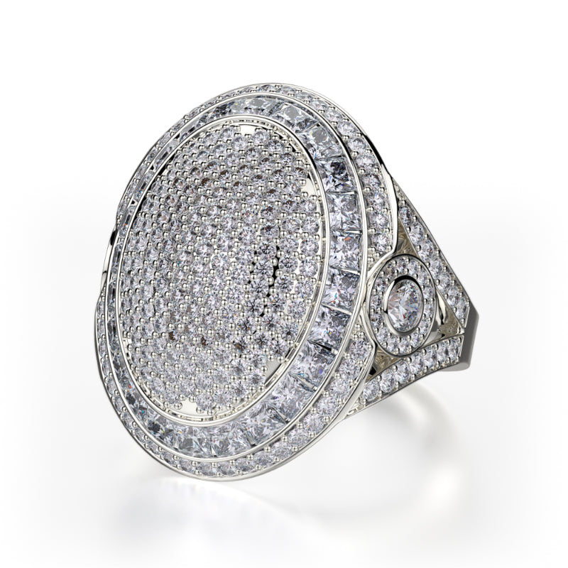 Michael M 18k Gold White Diamond Ring