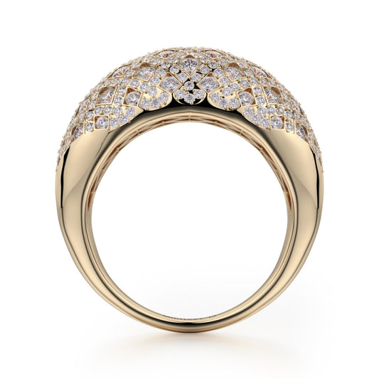Michael M 14k Yellow Gold Diamond Ring