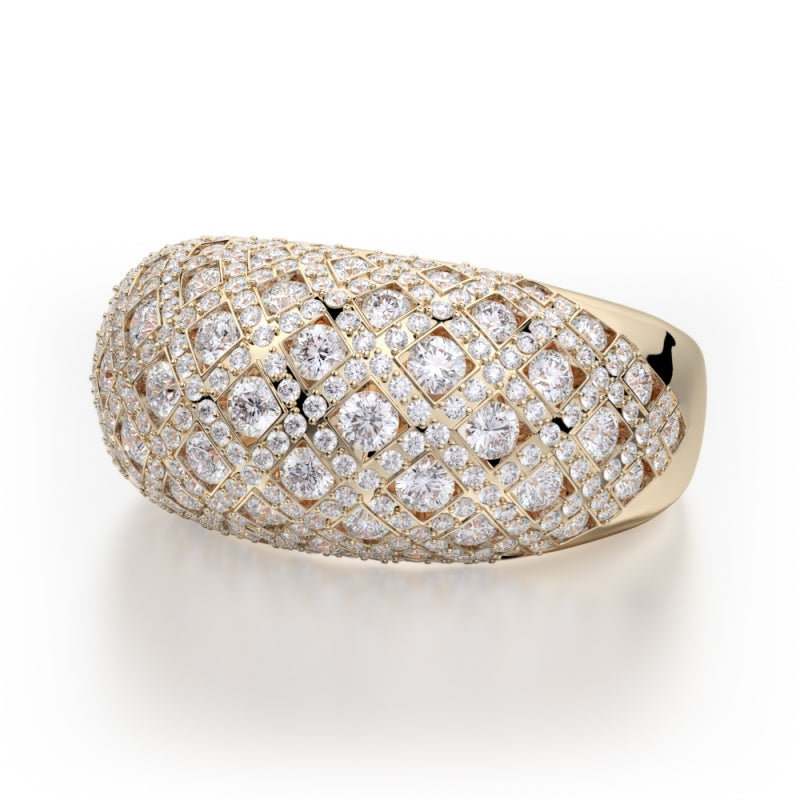 Michael M 14k Yellow Gold Diamond Ring