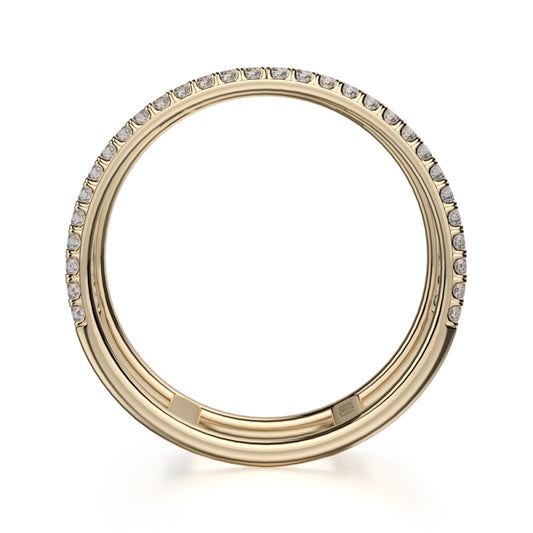 Michael M 14k Yellow Gold Diamond Ring