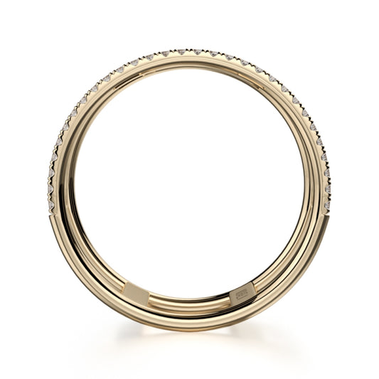 Michael M 14k Yellow Gold Diamond Ring