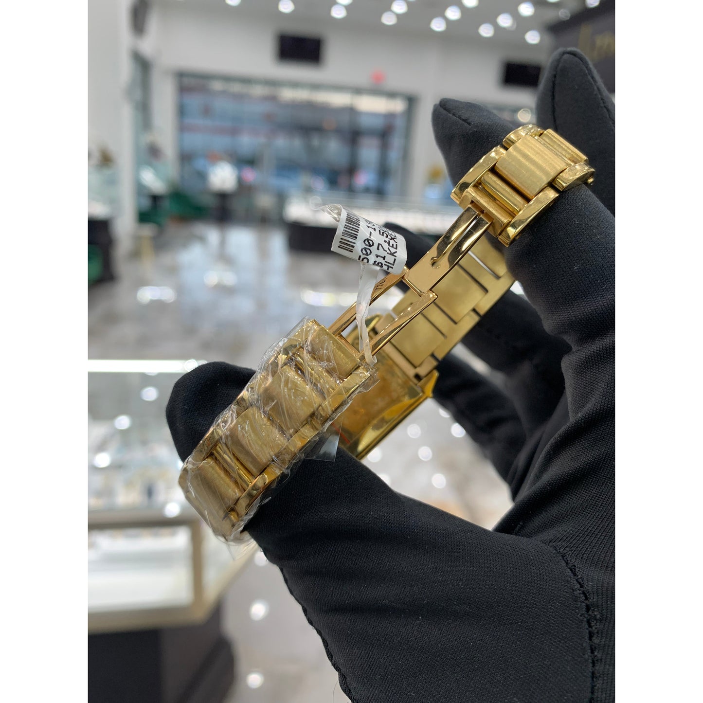 18k Girard Perregaux Square Dial Ladies Watch