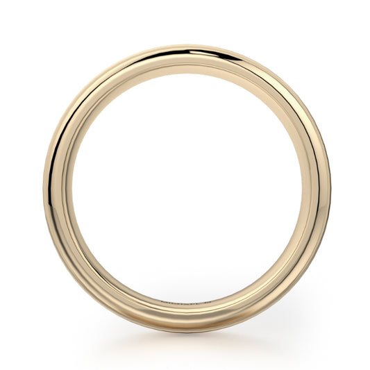 Michael M 18k Yellow Gold Men's Wedding Band