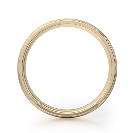 Michael M 14k Yellow Gold Men's Wedding Band