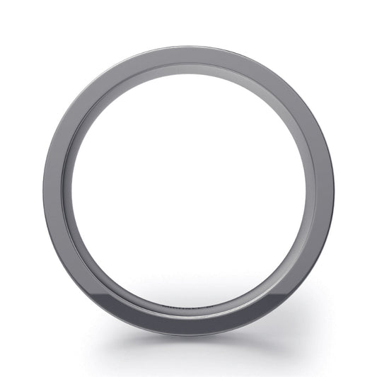 Michael M Grey Titanium Diamond Men's Wedding Band