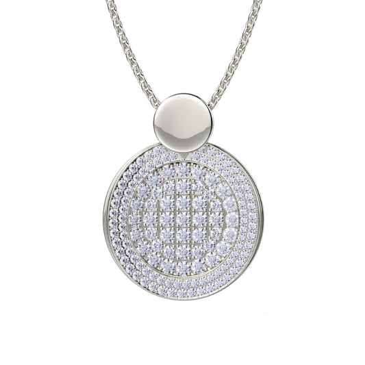 Michael M 18k Gold White Diamond Pendant