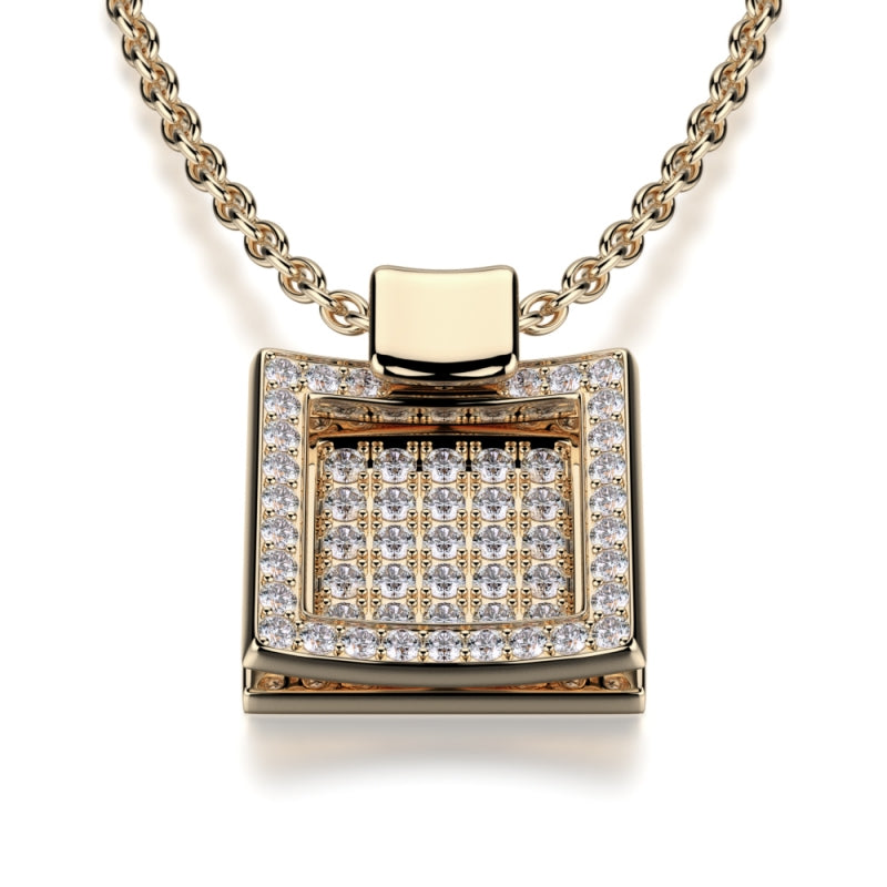Michael M 14k Yellow Gold Diamond Necklace