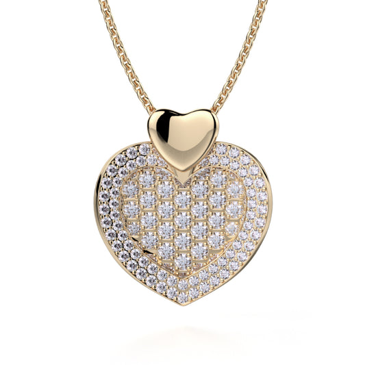 Michael M 18k Gold Yellow Diamond Pendant