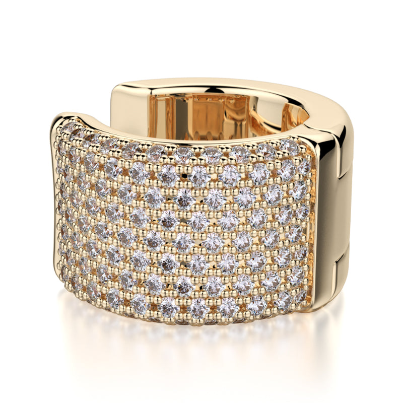 Michael M 18k Gold Yellow Huggies Earring