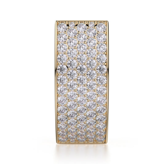 Michael M 18k Gold Yellow Huggies Earring