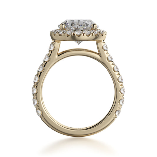 Michael M 18k Yellow Gold Europa Engagement Ring