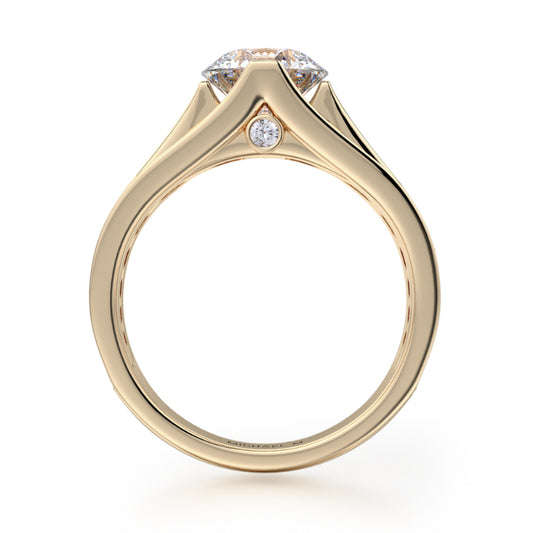 Michael M 18k Yellow Gold Stella Engagement Ring