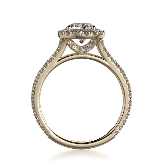 Michael M 18k Yellow Gold Europa Engagement Ring