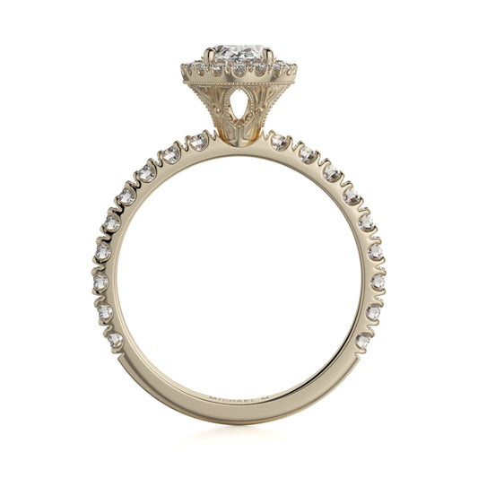 Michael M 18k Yellow Gold Europa Engagement Ring