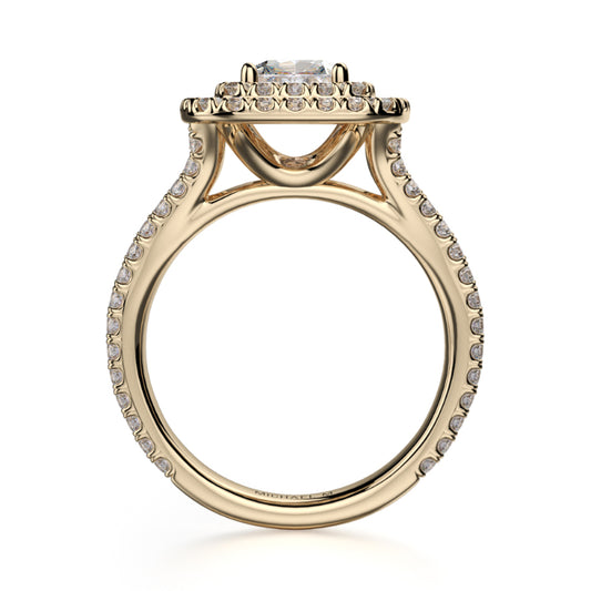 Michael M 18k Yellow Gold Europa Engagement Ring