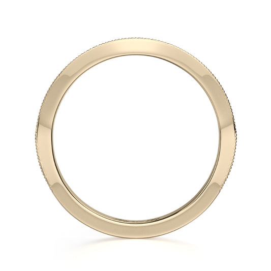 Michael M 18k Yellow Gold Diamond Wedding Band