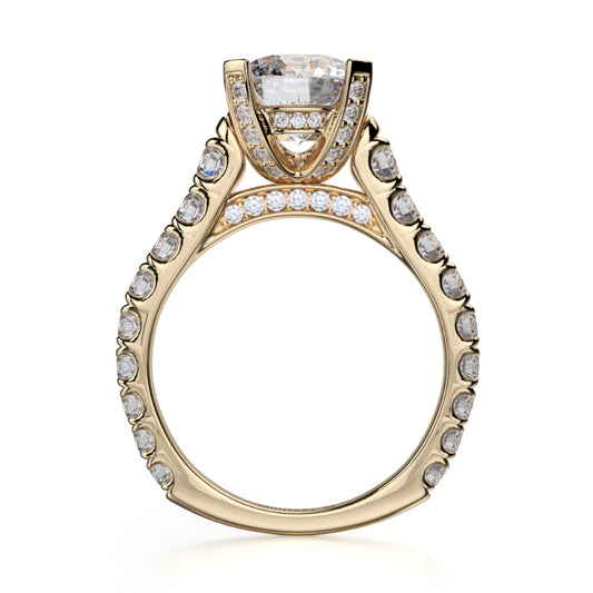 Michael M 18k Yellow Gold Stella Engagement Ring