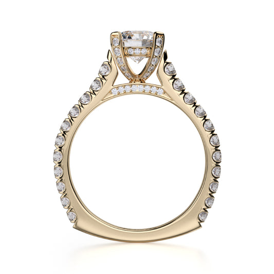 Michael M 18k Yellow Gold Stella Engagement Ring