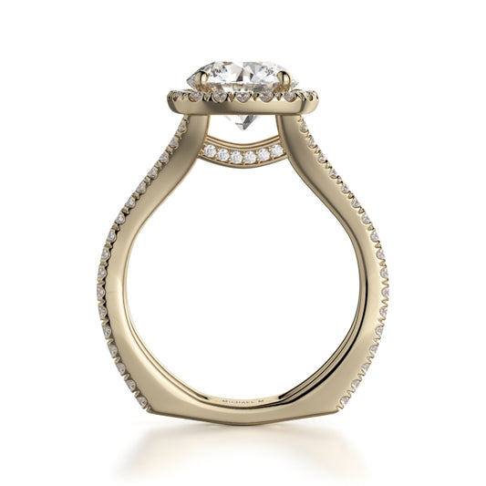 Michael M 18k Yellow Gold Europa Engagement Ring