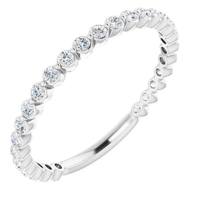Platinum 1/3 CTW Diamond Anniversary Band