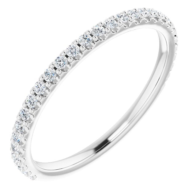 14K White 1/4 CTW Diamond Anniversary Band