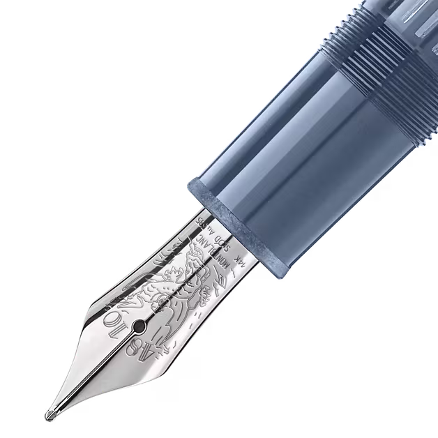 Montblanc Meisterstück Glacier LeGrand Fountain Pen Blue