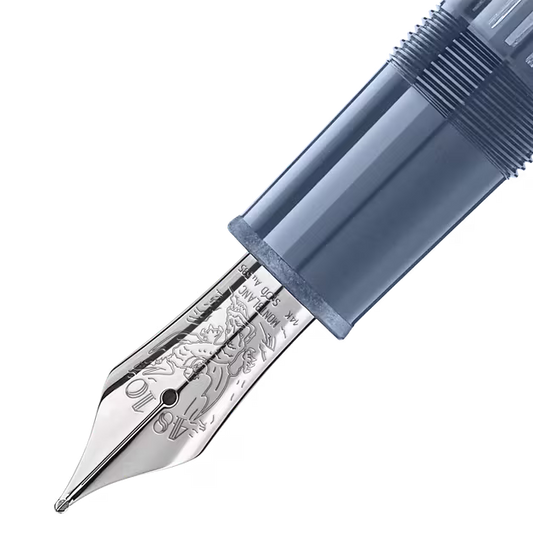 Montblanc Meisterstück Glacier LeGrand Fountain Pen Blue