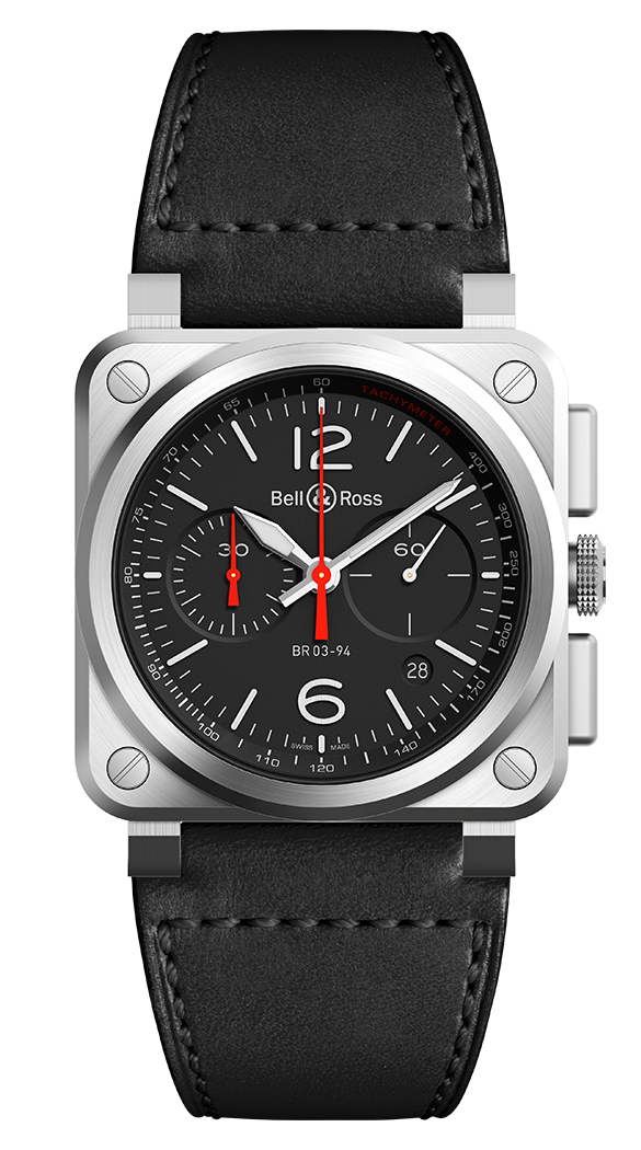 Bell & Ross BR-03 Chrono Black Steel