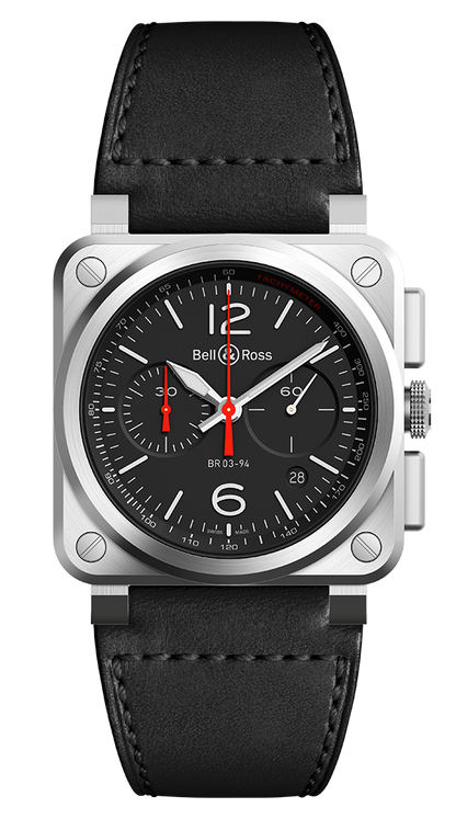 Bell & Ross BR-03 Chrono Black Steel