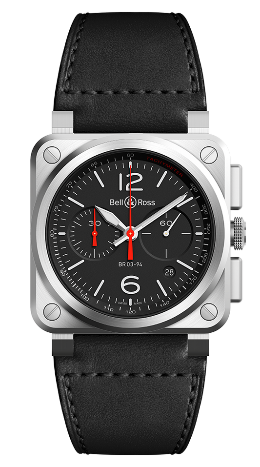 Bell & Ross BR-03 Chrono Black Steel