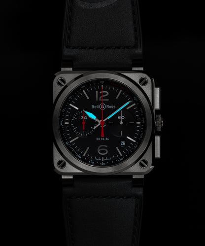 Bell & Ross BR-03 Chrono Black Steel